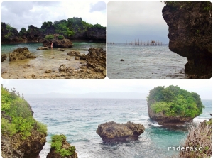 They say that on a really low tide, you can get near the nearby islets.